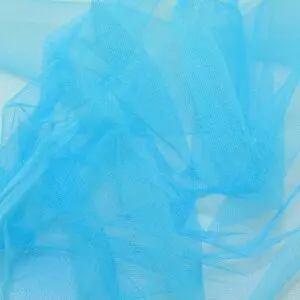 Polyester Dress Net Fabric - Peacock