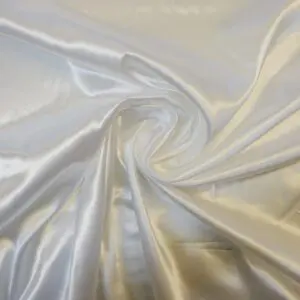 white satin fabric land