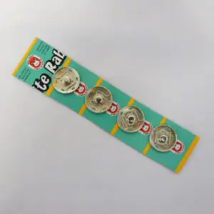 24mm Snap Fasteners Size 12 Silver