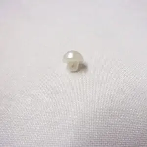 Shanked Bridal Buttons G43 Small 8mm White