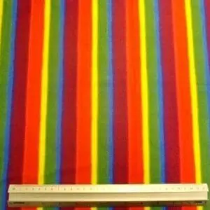 Lycra Patterned Fabric Rainbow