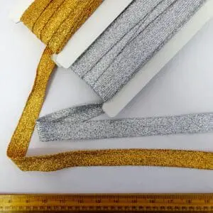 Metallic Woven Trimming Braid 25mm Code 655C