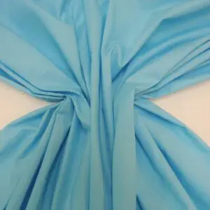 Polyester Cotton Fabric - Plain Light Turquoise
