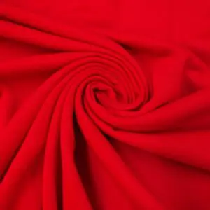 Track Suiting Fabric Plain Red