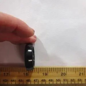 Buttons Chunky 4 Hole Black Code Nat 35mm