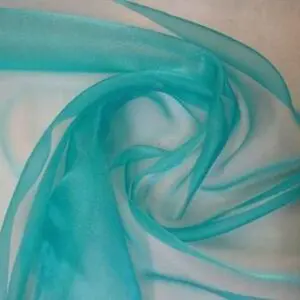 Voile Sugar Puff Nylon Fabric Jade