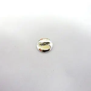 Fisheye Button 15mm Silver Code Jam