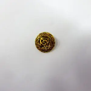Button 18mm Shanked Webby Rose Gold Code Jam