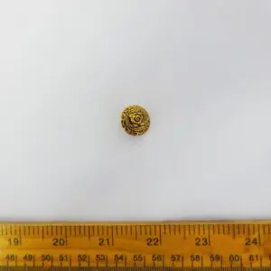 Button 18mm Shanked Webby Rose Gold Code Jam