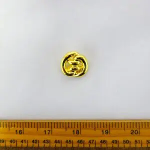Buttons 25mm Knot Gold Code Jam