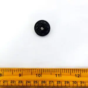 Buttons 22mm Regal Diamante Black Shanked