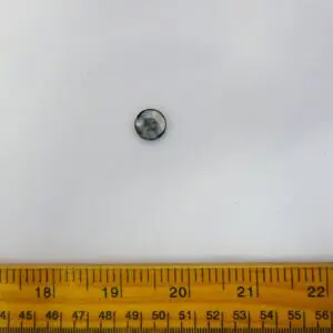 Button 12mm Marl Grey Code Jam