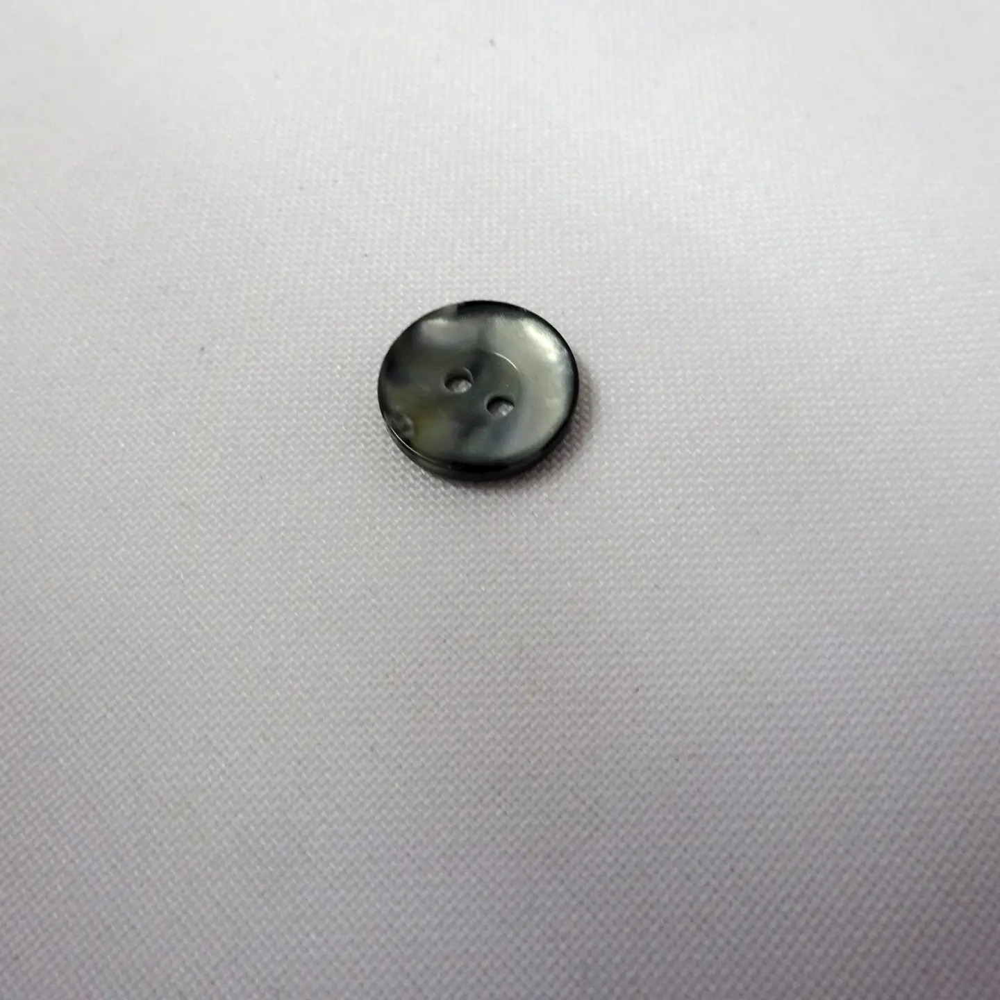 Button 12mm Marl Grey Code Jam