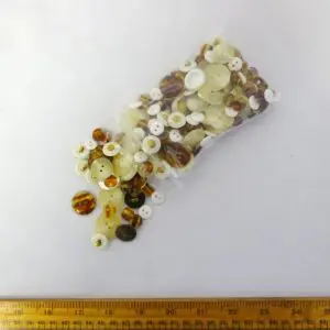 Buttons Mixed Bag Natural Brown Vintage Buttons