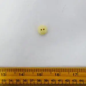 Button 2 Hole Balls Cream 14mm Code Jam