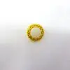 Buttons 18mm Shanked Sandringham Gold White Code Jam