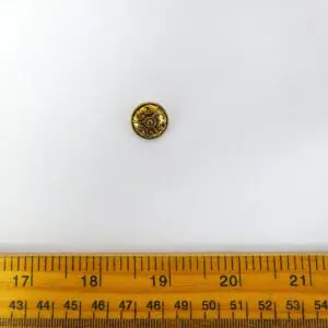 Button 15mm Shanked Spanish Gold Code Jam