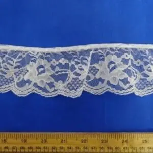 Lace Trimming 7cm Frilled Melbourne Ivory
