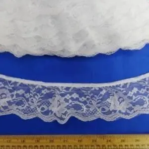 Lace Trimming 7cm Frilled Melbourne Ivory