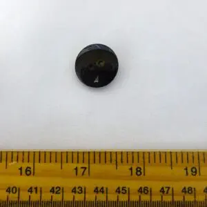Buttons 2 Hole Black Yak Code Jam 22mm