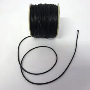Cord Thong Cotton 2mm Black