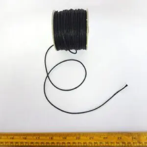 Cord Thong Cotton 2mm Black