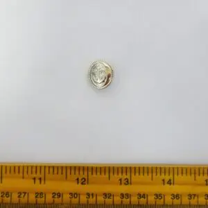 Buttons Metallic Anchor Code B5 1.8cm Wide Silver