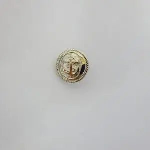 Buttons Metallic Anchor Code B5 1.8cm Wide Silver