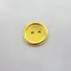 Buttons Plain 2 Hole 18mm Gold Code Jam