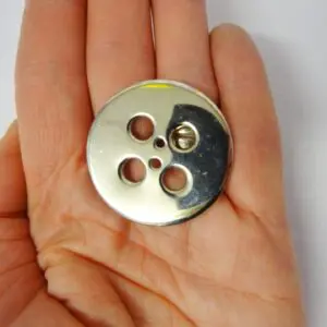 Costume Buttons Silver 37mm Code Jam