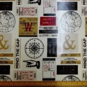PVC Tabling Fabric World Ticket