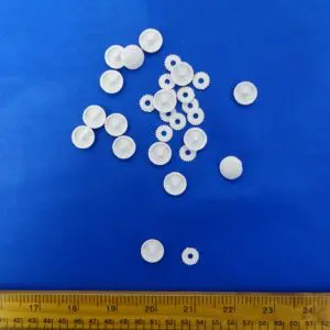 Cover Buttons 15mm Plastic