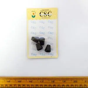 Hoodie Cord Ends Plastic Acorns Black