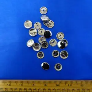 Cover Buttons 19mm Metal