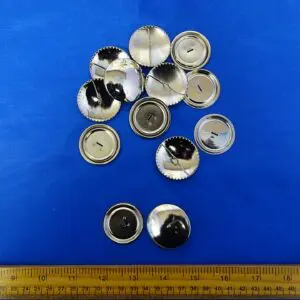 Cover Buttons 38mm Metal