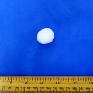 Plain Pom Poms 2cm White