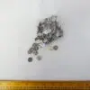 Buttons Large Bag Silver Shanked Buttons 15mm