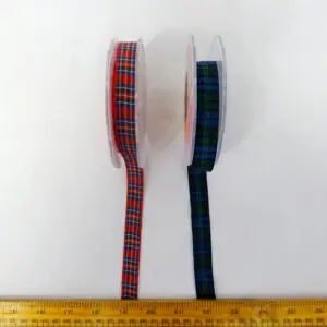 Tartan Ribbon 16mm Wide