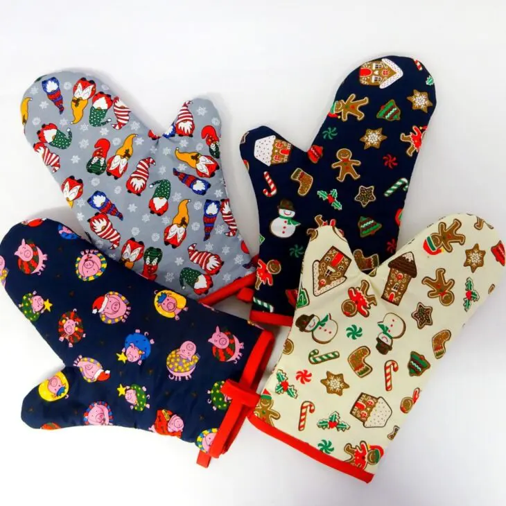 Oven Gloves Sewing Kit
