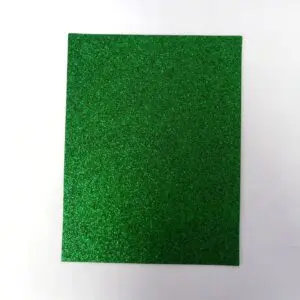 Glitter Felt Squares Christmas Colours green