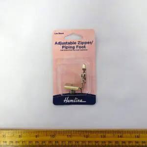 Low Shank Adjustable Zipper/Piping Foot