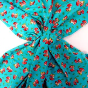 mushroom cotton fabric 6
