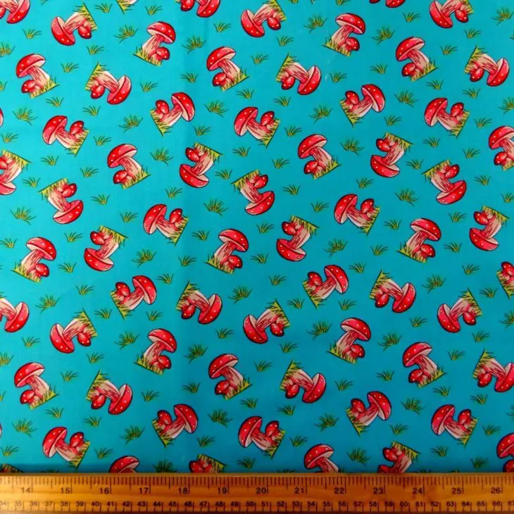 mushroom cotton fabric 7