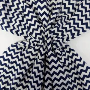 zig zag cotton fabric
