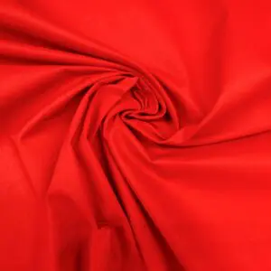 Cotton Fabric Plain 100% Cotton Red