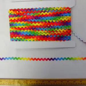 rainbow trimming fabric land 2