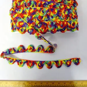 rainbow trimming fabric land 4