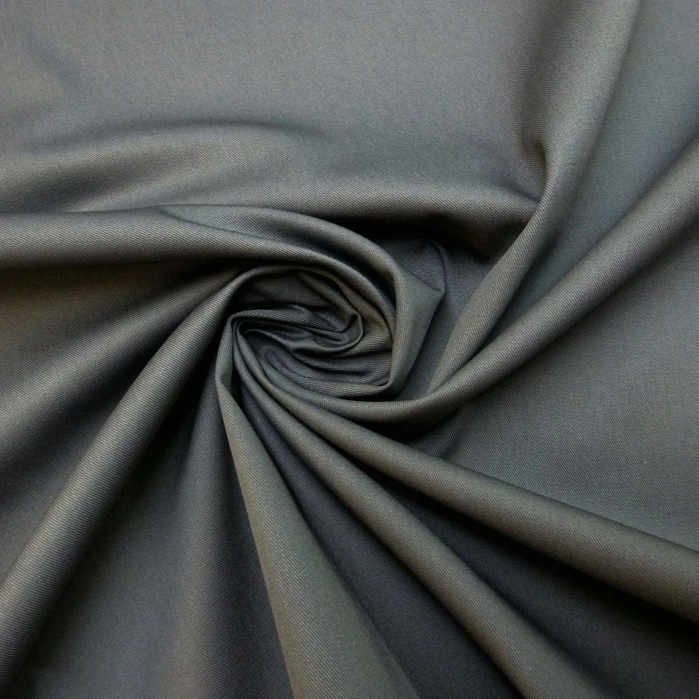 Drill Fabric Poly Cotton Dark Grey