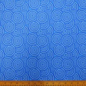 Lycra Patterned Fabric Blue Dorset Rock