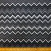 Lycra Patterned Fabric Grey Chevrons